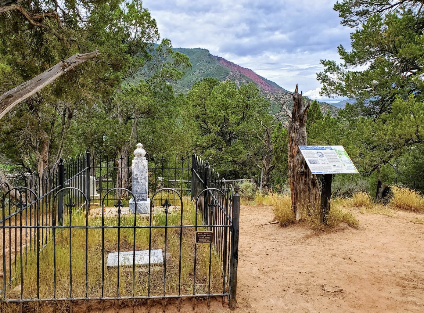 Doc Holliday's Grave Linwood Cemetery overlook placeholder